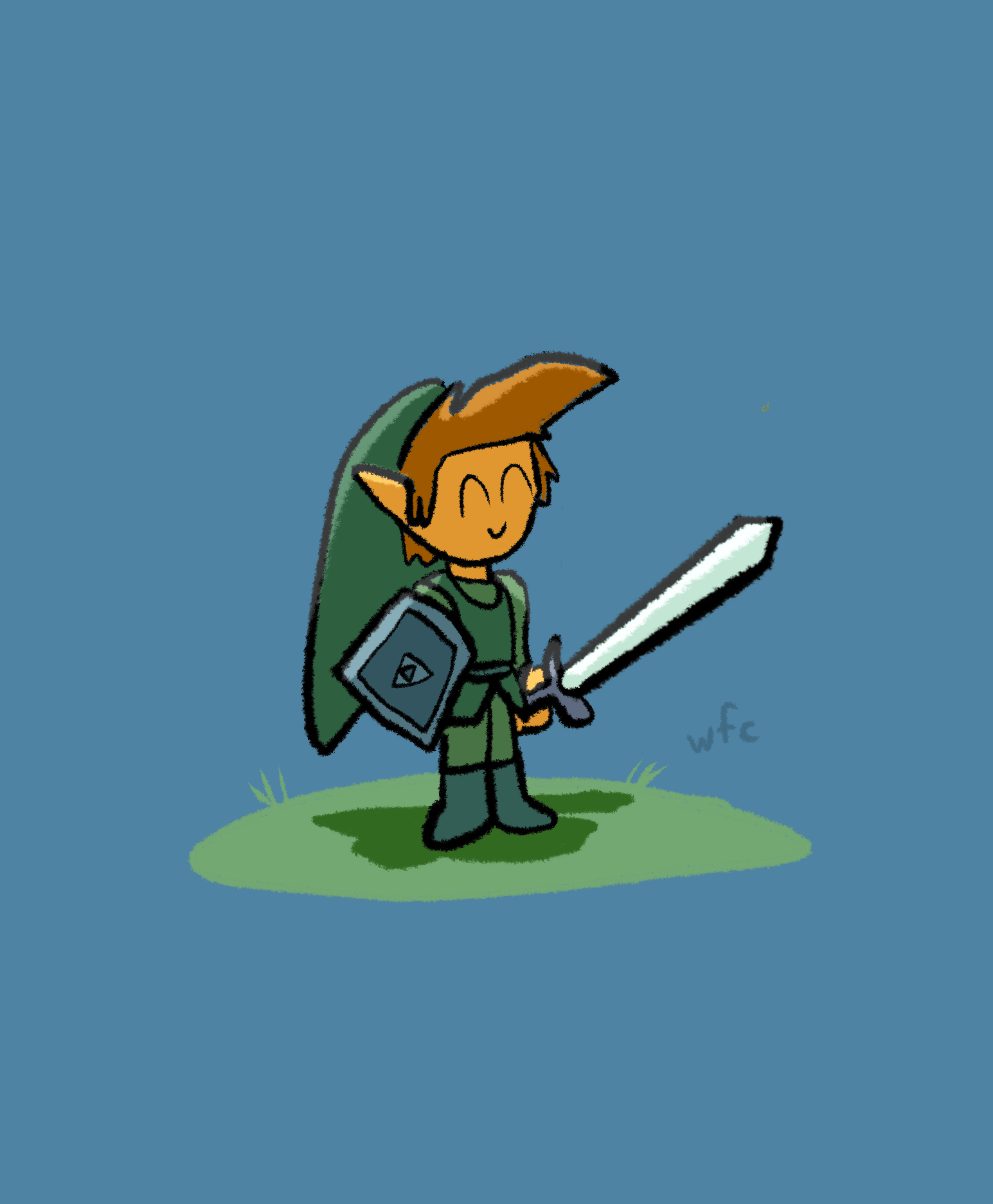Linktober #1 -Knight