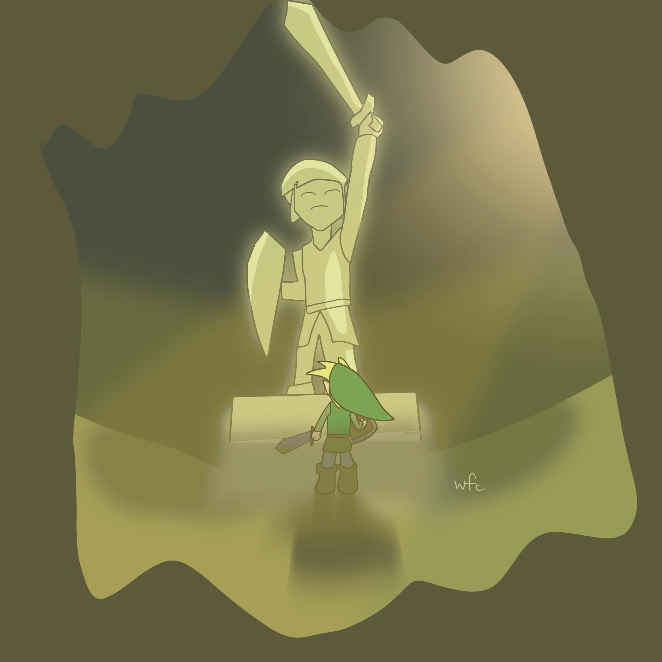 Linktober #14 –&nbsp;Statue