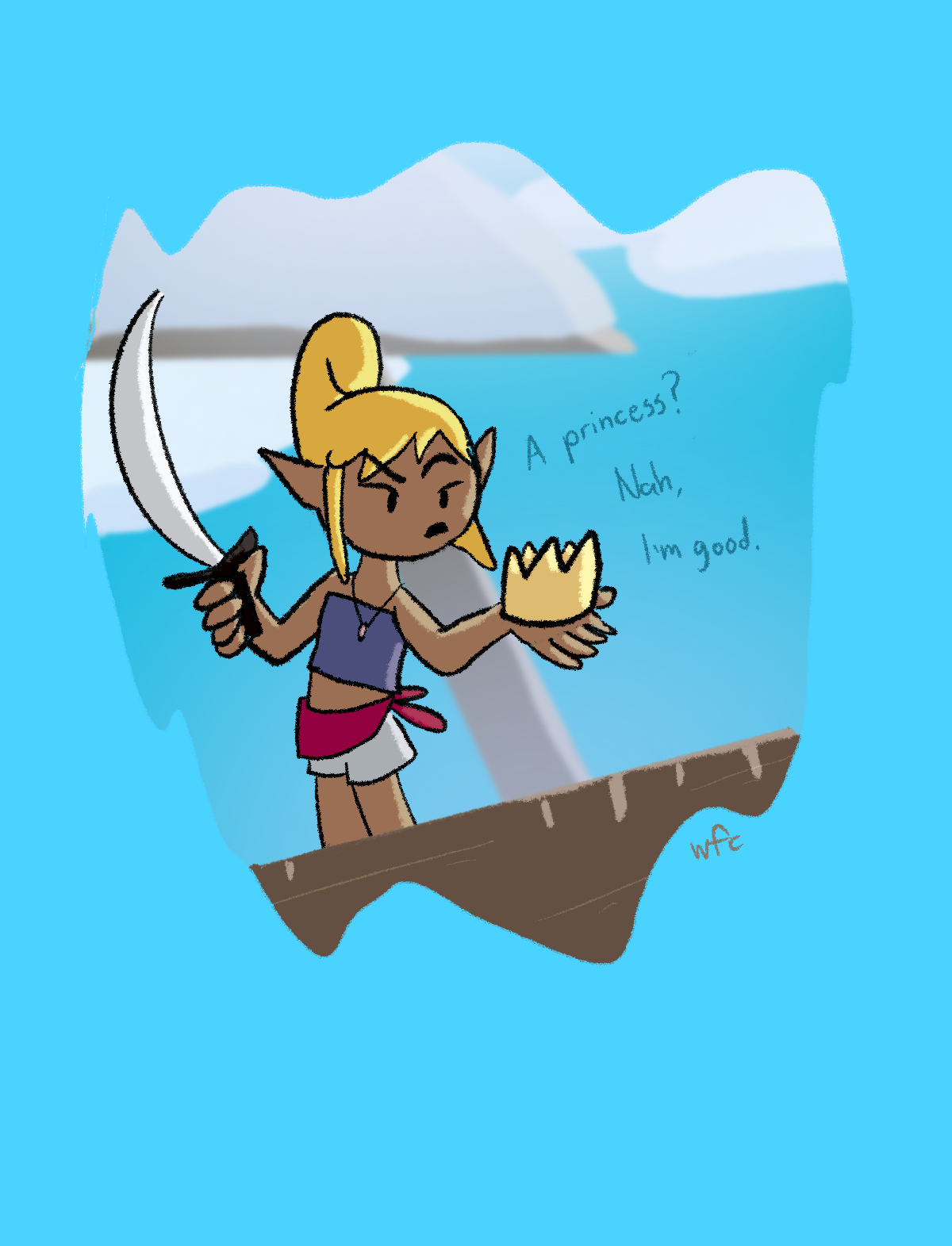 Linktober #26 –&nbsp;Zelda
