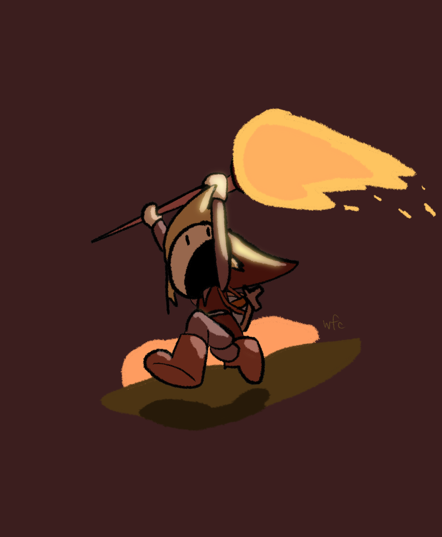 Linktober #3 –&nbsp;Flames